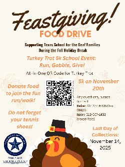 Feastgiving Flyer with information